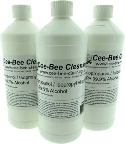 Cee-Bee Isopropanol | Isopropyl | IPA 99.9% Alcohol | 1000 Ml | 3 Flessen á 1 Liter | 3 Liter
