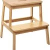 5Five - Bamboe Keukentrapje/opstapje Met 2 Treden 47 Cm - Keuken/badkamer Krukjes -Schoonmaakmiddelen Winkel 1064x1200