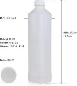 Isopropyl Alcohol - Isopropanol - IPA - Isopropyl - 99,9% Zuiver - 1000ml - Inclusief Trechter -Schoonmaakmiddelen Winkel 1067x1200