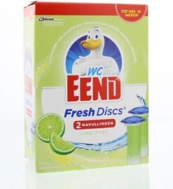 WC Eend Fresh Discs Navul Duo Lime 72 Ml -Schoonmaakmiddelen Winkel 1096x1200