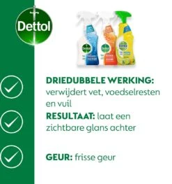 Dettol - 1,5L Allesreiniger Spray Power & Fresh - Badkamer 1x500 Ml Keuken 1x500ml Citrus 1x500ml - Voordeelverpakking -Schoonmaakmiddelen Winkel 1125x1200 1