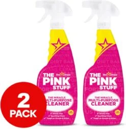 The Pink Stuff - Multi Purpose Cleaner - Allesreiniger - Schoonmaakmiddel - Allesreiniger - Set Van 2 Flessen - Multifunctionele Reinigingsspray
