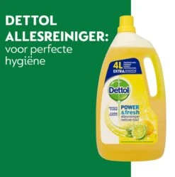 Dettol - Power & Fresh - Allesreiniger - Citrus - 3 X 4 Liter -Schoonmaakmiddelen Winkel 1192x1200