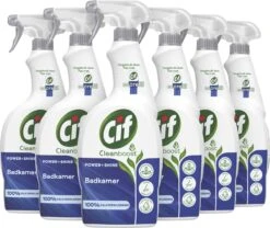 Cif CleanBoost Power & Shine Badkamer Spray - 6 X 750 Ml - Voordeelverpakking -Schoonmaakmiddelen Winkel 1200x1009