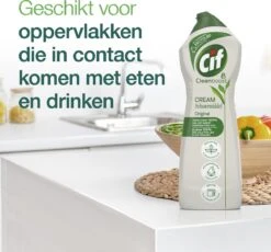 Cif CleanBoost Cream Original Schuurmiddel - 8 X 750 Ml - Voordeelverpakking -Schoonmaakmiddelen Winkel 1200x1118 2