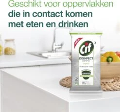 Cif Disinfect & Shine Wipes Doden 99,99% Van De Bacteriën Original Desinfecterende Schoonmaakdoekjes, Van 100% Biologisch Afbreekbaar Textiel 5 X 75 Doekjes -Schoonmaakmiddelen Winkel 1200x1118 3