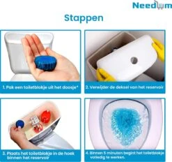 Needum ® Toiletblokjes Voor Inbouwreservoirs – WC-blokjes – Toiletblokken In Een Voordeelverpakking – 30 Stuks -Schoonmaakmiddelen Winkel 1200x1129 5