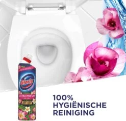 Glorix WC Powergel Toiletreiniger Pink Flower - 6 X 750 Ml - Voordeelverpakking -Schoonmaakmiddelen Winkel 1200x1147 3