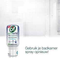 Cif Power & Shine Badkamer Ecorefill Capsule - 10 X 70 Ml - Voordeelverpakking -Schoonmaakmiddelen Winkel 1200x1151 1