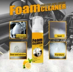 TLVX Bekleding Reiniger / Schuim Reiniger / Vlekken Reinigen / Interieur Reiniger / Foam Cleaner / 150ml / Auto Schoonmaak / Citroen Geur / Auto Interieur Reiniger / Vlekken Verwijderen Bankstel / Auto Stoel Schoonmaken / Effectief! -Schoonmaakmiddelen Winkel 1200x1191 6