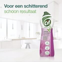 Cif CleanBoost Cream Pink Schuurmiddel - 8 X 750 Ml - Voordeelverpakking -Schoonmaakmiddelen Winkel 1200x1199 3