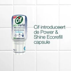 Cif Power & Shine Badkamer Ecorefill Capsule - 10 X 70 Ml - Voordeelverpakking -Schoonmaakmiddelen Winkel 1200x1200 156