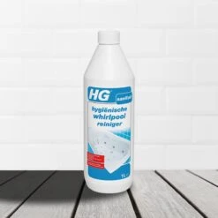 HG Hygiënische Whirlpool Reiniger - 1L - Verwijdert Kalk, Vet, Zeep En Olie - Veilig In Gebruik Voor Whirlpool En Jacuzzi's -Schoonmaakmiddelen Winkel 1200x1200 232