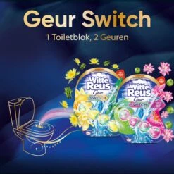 Witte Reus Toiletblok Geur Switch - Appel Waterlelie - WC Blokjes Voordeelverpakking - 10 Stuks -Schoonmaakmiddelen Winkel 1200x1200 330