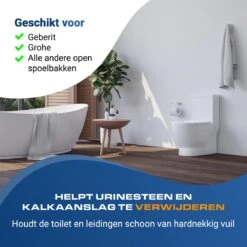 Witte Toiletblokjes Voor Inbouwreservoir Voor O.a Geberit En Grohe - 25 Stuks - Met Lavendel - Vlekvrij - Stortbakblokjes -Schoonmaakmiddelen Winkel 1200x1200 360