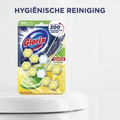 Glorix Power 5 Toiletblokken - Citroen - 7 X 2 Stuks - Voordeelverpakking -Schoonmaakmiddelen Winkel 1200x1200 395
