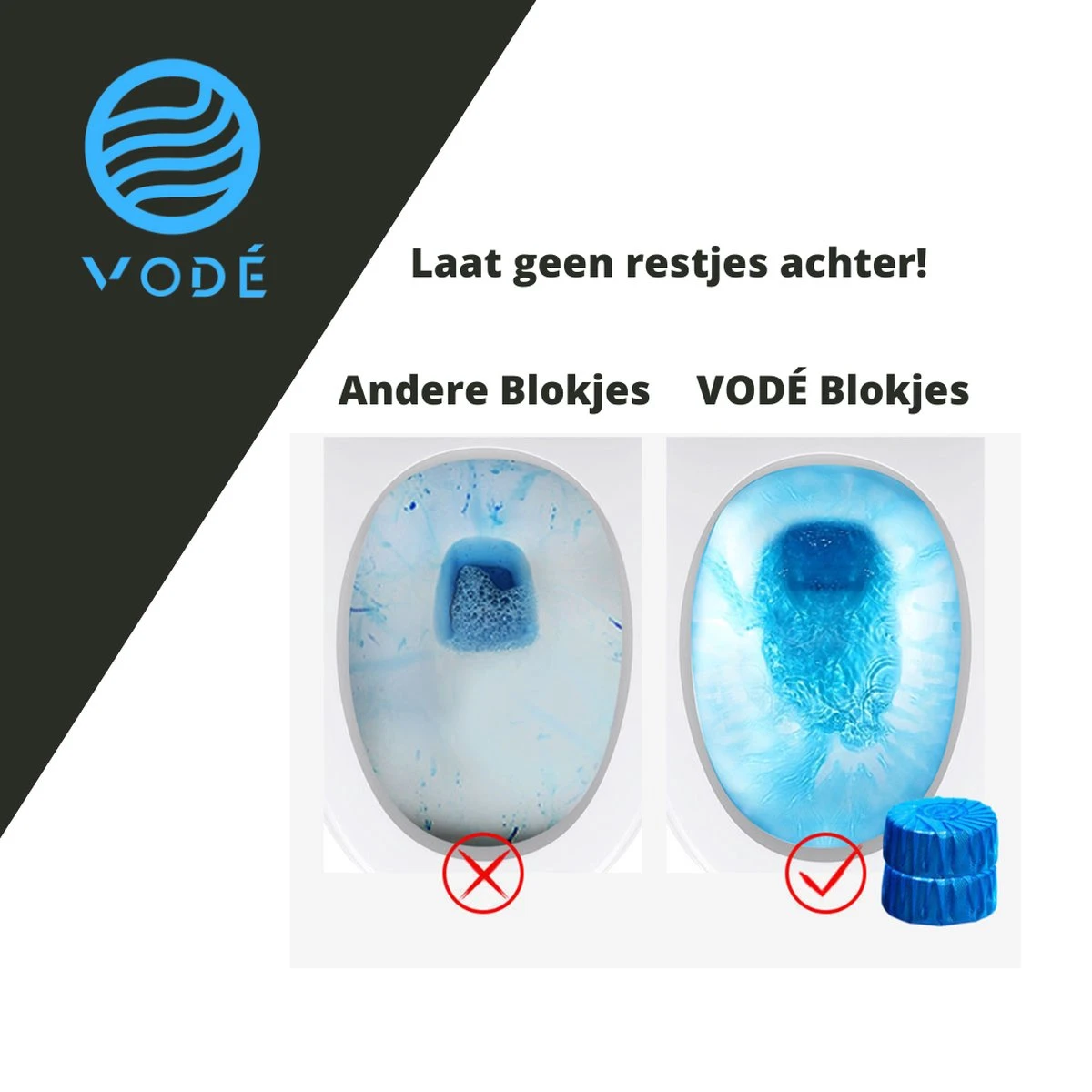 VODÉ Toiletblokjes Inbouwreservoir 28 Stuks - Voordeelverpakking – WC Blokjes – Stortbakblokjes – Geschikt Voor Geberit | Grohe - Lavendel Geur 5 VODÉ Toiletblokjes Inbouwreservoir 28 Stuks - Voordeelverpakking – WC Blokjes – Stortbakblokjes – Geschikt Voor Geberit | Grohe - Lavendel Geur - Afbeelding 3
