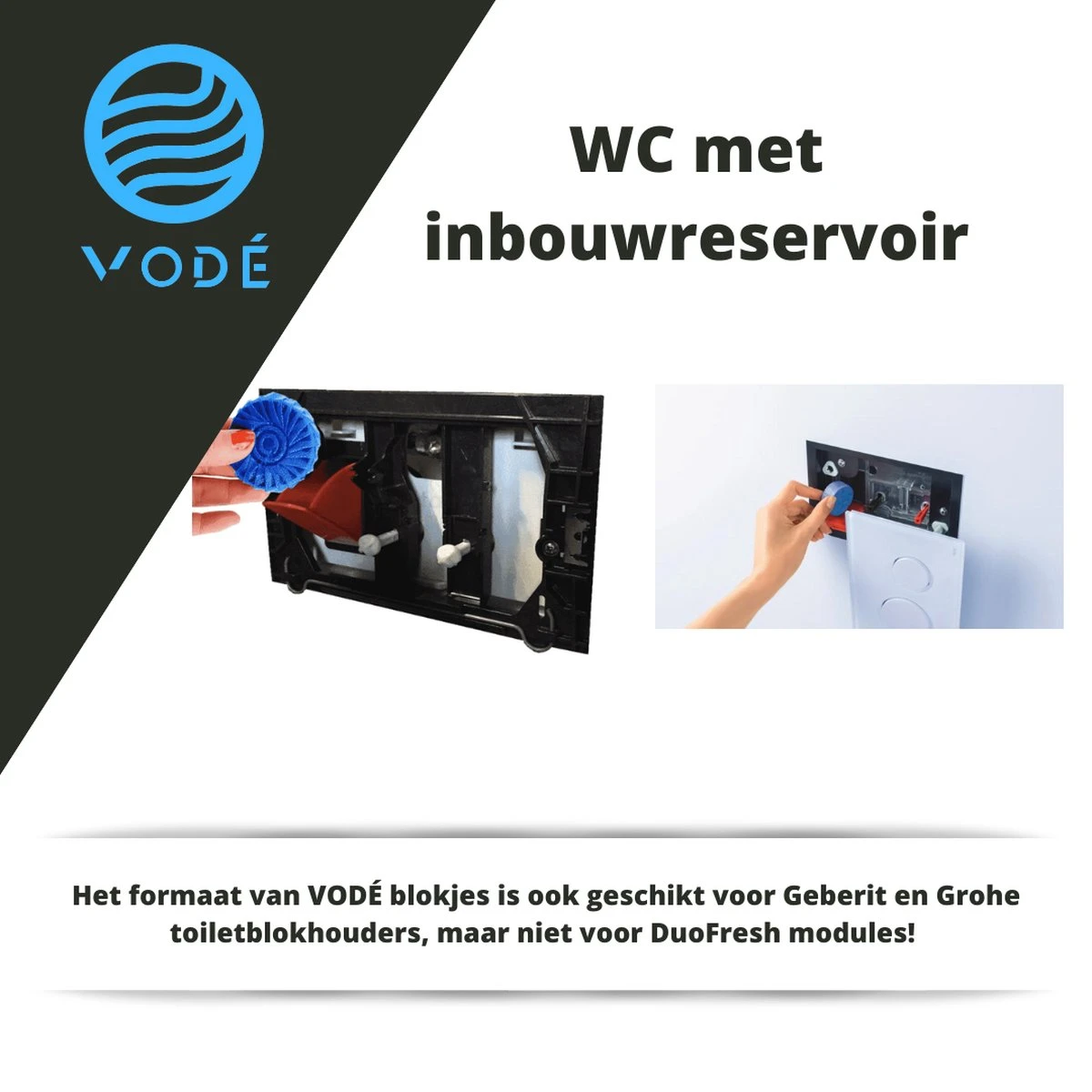 VODÉ Toiletblokjes Inbouwreservoir 28 Stuks - Voordeelverpakking – WC Blokjes – Stortbakblokjes – Geschikt Voor Geberit | Grohe - Lavendel Geur 8 VODÉ Toiletblokjes Inbouwreservoir 28 Stuks - Voordeelverpakking – WC Blokjes – Stortbakblokjes – Geschikt Voor Geberit | Grohe - Lavendel Geur - Afbeelding 6