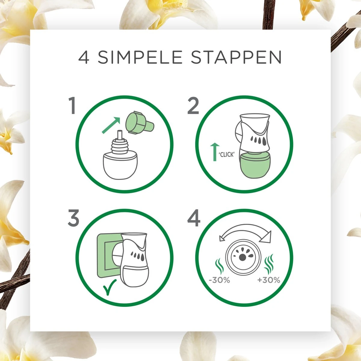 Air Wick Elektrische Luchtverfrisser - Vanille & Orchidee - 3 Navullingen 7 Air Wick Elektrische Luchtverfrisser - Vanille & Orchidee - 3 Navullingen - Afbeelding 5