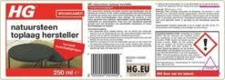 HG Natuursteen Toplaag Hersteller - 250 Ml - Herstelt Beschadigingen - Voor Marmer En Alle Andere Kalkhoudende Natuursteensoort -Schoonmaakmiddelen Winkel 1200x426 1