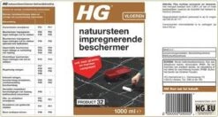HG Natuursteen Impregnerende Beschermer (HG Product 32) - 1L - Tegen Het Intrekken Van Vuil - Ook Voor Granito En Marmer Composiet 11 HG Natuursteen Impregnerende Beschermer (HG Product 32) - 1L - Tegen Het Intrekken Van Vuil - Ook Voor Granito En Marmer Composiet -Schoonmaakmiddelen Winkel 1200x640