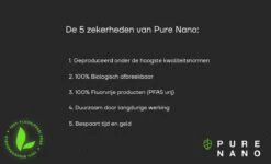 PURE NANO Glas - Nano Coating Voor 5 Jaar Heldere Ramen Met Minder Schoonmaakwerk - 250 Ml -Schoonmaakmiddelen Winkel 1200x730