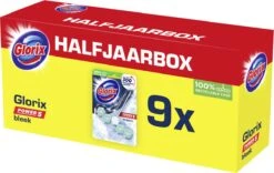 Glorix Power 5 Bleek Toiletblokken - 9 Stuks - Voordeelverpakking -Schoonmaakmiddelen Winkel 1200x760 2