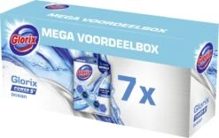 Glorix Power 5+ Ocean Toiletblokken - 7 Stuks - Voordeelverpakking -Schoonmaakmiddelen Winkel 1200x760 5