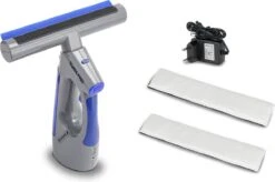 Swiss Pro+ Ruitenreiniger 3 In 1 WV 2 Blue Edition Window Vac - Ca. 120 M² - Waterzuiger - Incl. Smalle Zuigmond - Oplaadbaar - Raamwisser - Streeploos - Clicksystem - 2 Microvezeldoekjes - Met Sprayfunctie - Low Noise - Hepafilter -Schoonmaakmiddelen Winkel 1200x796 1