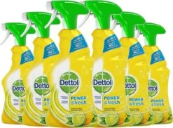 Dettol - Power & Fresh - Allesreinger Spray - Citrus - 6 X 500 Ml -Schoonmaakmiddelen Winkel 1200x885