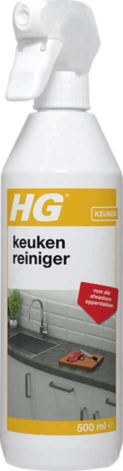 HG Keuken Reiniger - 500ml - Effectief En Hygiënisch - Voor Alle Afwasbare Oppervlakken -Schoonmaakmiddelen Winkel 315x1200 1