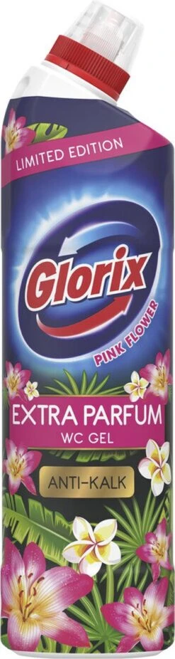 Glorix WC Powergel Toiletreiniger Pink Flower - 6 X 750 Ml - Voordeelverpakking -Schoonmaakmiddelen Winkel 320x1200 1