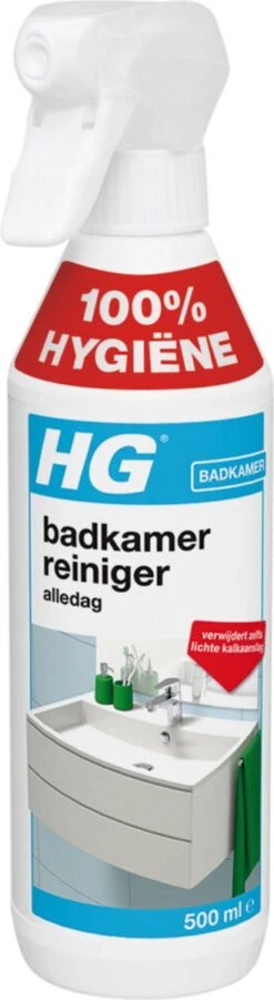 HG Badkamerreiniger Alledag - 500ml - Verwijdert Zeepresten, Huidvetten En Lichte Kalkaanslag -Schoonmaakmiddelen Winkel 329x1200