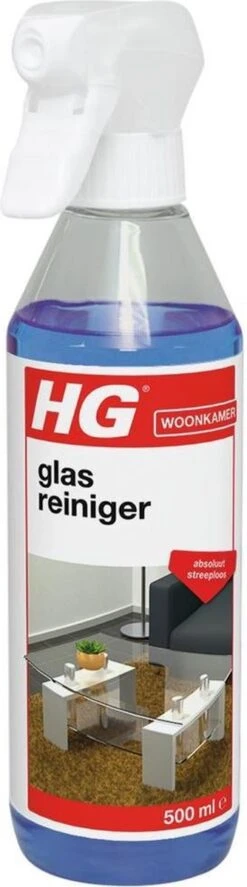 HG Glasreiniger - 500ml - 100% Streeploze Glans - Snel Droog -Schoonmaakmiddelen Winkel 334x1200 6