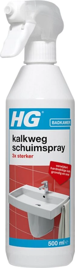 HG Kalkweg Schuimspray 3x Sterker - 500ml - Verwijdert Extreme Kalkresten - 100% Opgelost, 100% Resultaat 14 HG Kalkweg Schuimspray 3x Sterker - 500ml - Verwijdert Extreme Kalkresten - 100% Opgelost, 100% Resultaat -Schoonmaakmiddelen Winkel 340x1200