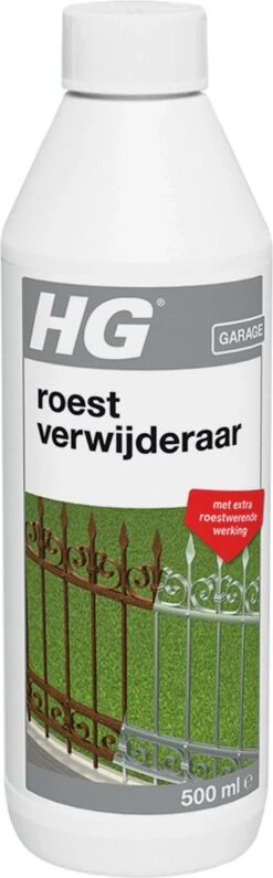 HG Roestverwijderaar - 500 Ml - Verwijdert Roest Zonder Schuren - Roestwerende Werking -Schoonmaakmiddelen Winkel 373x1200 1