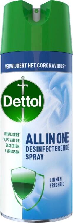 Dettol All In One Disinfectant Spray Linen - 400ml -Schoonmaakmiddelen Winkel 393x1200 5
