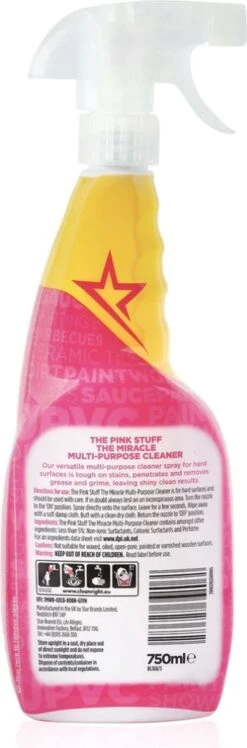 The Pink Stuff The Miracle Allesreiniger 750 Ml -Schoonmaakmiddelen Winkel 396x1200