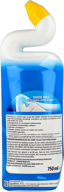6x WC Eend Toiletreiniger Marine Wave 750 Ml -Schoonmaakmiddelen Winkel 405x1200
