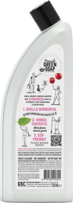 Marcel's Green Soap Toiletreiniger Patchouli & Cranberry - 6 X 750 Ml -Schoonmaakmiddelen Winkel 431x1200