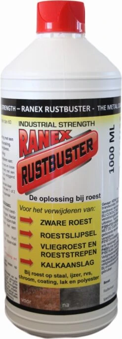 Ranex Rustbuster - Roestverwijderaar 1 Liter -Schoonmaakmiddelen Winkel 433x1200 1