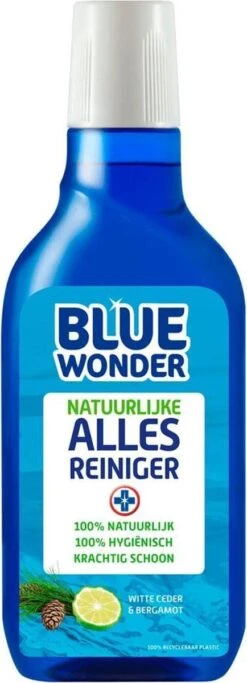 Blue Wonder 100% Natuurlijke Allesreiniger Witte Ceder Grootverpakking - 6x 750 Ml Fles Met Dop (4,5 Liter) -Schoonmaakmiddelen Winkel 434x1200 1