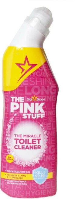 The Pink Stuff The Miracle Toilet Cleaner - Toiletreiniger - 750ml -Schoonmaakmiddelen Winkel 452x1200 1