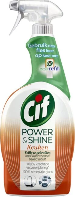 Cif CleanBoost Power & Shine Keuken Spray - 6 X 750 Ml - Voordeelverpakking 20 Cif CleanBoost Power & Shine Keuken Spray - 6 X 750 Ml - Voordeelverpakking -Schoonmaakmiddelen Winkel 458x1200 1
