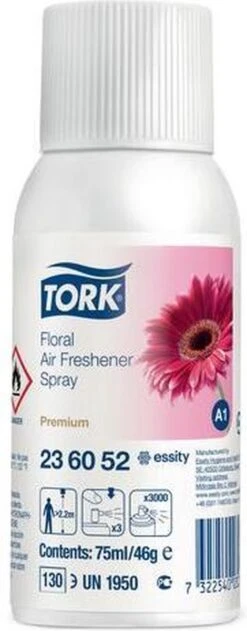 Tork Navulling Voor Luchtverfrisser Bloemen Systeem A1 Flacon Van 75 Ml -Schoonmaakmiddelen Winkel 470x1200