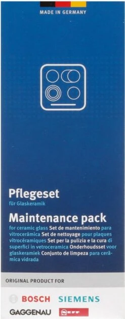 Bosch / Siemens Kookplaat Onderhoudsset - Onderhoudsset Voor Keramische Oppervlakken -Schoonmaakmiddelen Winkel 473x1200