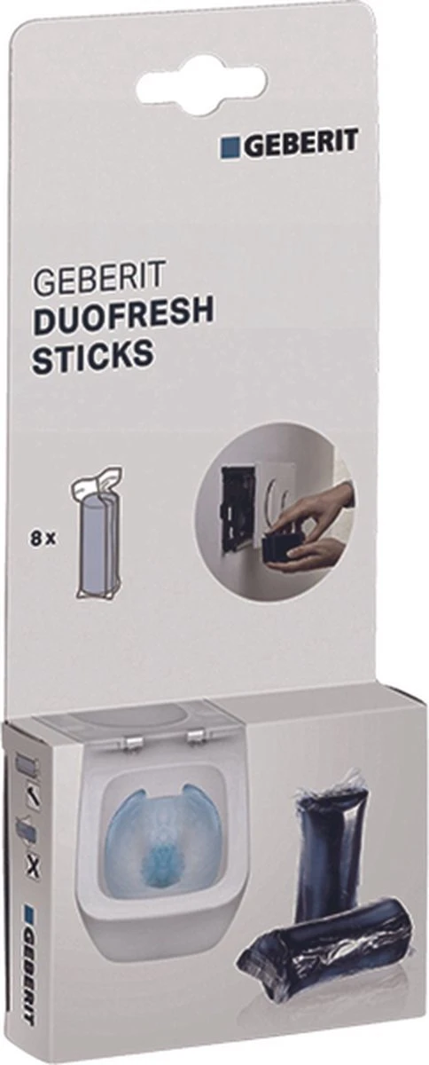 Geberit DuoFresh Sticks - 96 Stuks - Voordeelverpakking - Toilet/WC Blokjes Inbouwreservoir 9 Geberit DuoFresh Sticks - 96 Stuks - Voordeelverpakking - Toilet/WC Blokjes Inbouwreservoir - Afbeelding 7