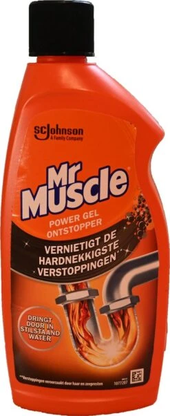 3x Mr. Muscle Power Gel Ontstopper 500 Ml -Schoonmaakmiddelen Winkel 492x1200