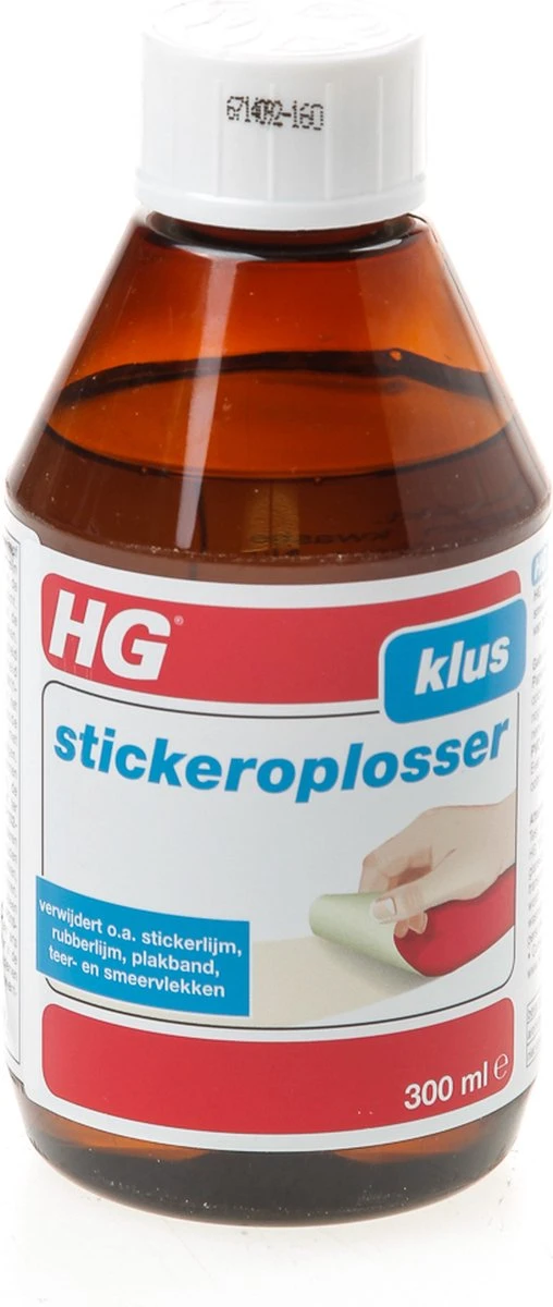 HG Stickerverwijderaar - 300ml - Eenvoudig In Gebruik - 100% Lijmrestenverwijdering 6 HG Stickerverwijderaar - 300ml - Eenvoudig In Gebruik - 100% Lijmrestenverwijdering - Afbeelding 5