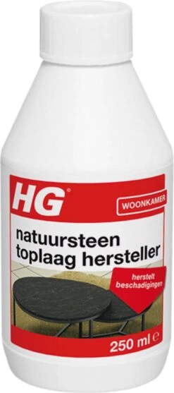 HG Natuursteen Toplaag Hersteller - 250 Ml - Herstelt Beschadigingen - Voor Marmer En Alle Andere Kalkhoudende Natuursteensoort -Schoonmaakmiddelen Winkel 532x1200
